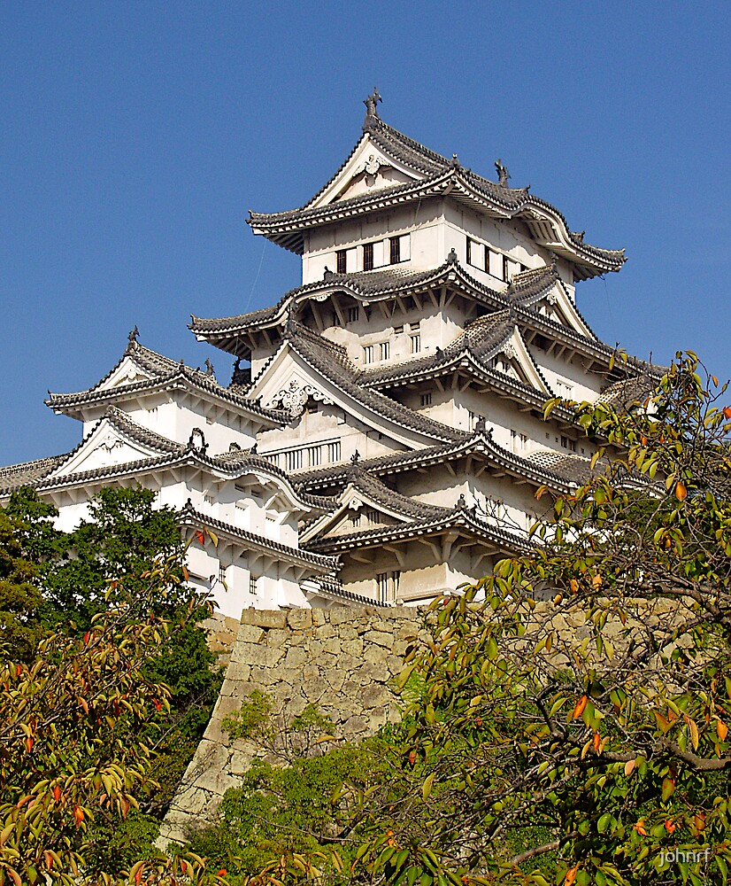 "White Egret Castle, Himeji, Japan." by johnrf Redbubble