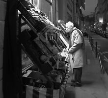 Paris - At the grocery. by Jean-Luc Rollier