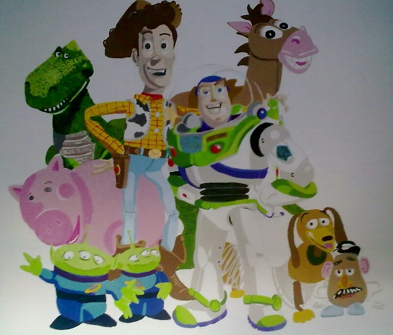 toy story wall mural quot by smogmonkey redbubble toy story wall mural quot by smogmonkey redbubble