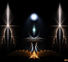 Art Deco Bridge Of Fractal Forms by xzendor7