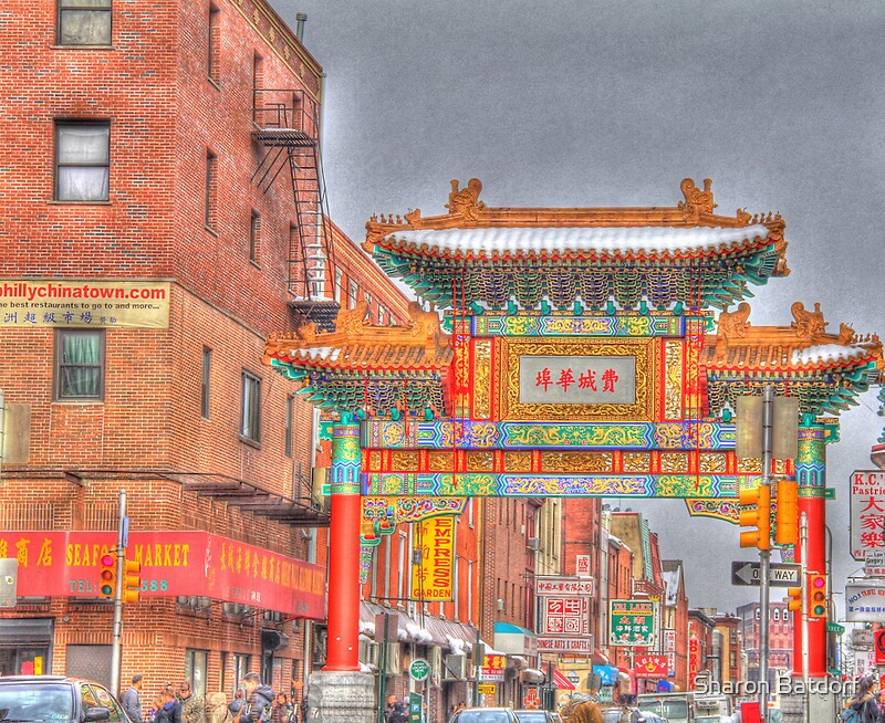 "PhiladelphiaChinatown" by Sharon Batdorf Redbubble