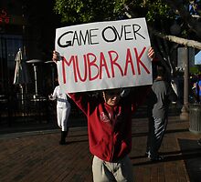 "Game Over Mubarak" by Leyla Hur