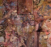 "Unearthed" - Old Paint, Varnish, Ink - Panel - 2011 by Eric Leppanen