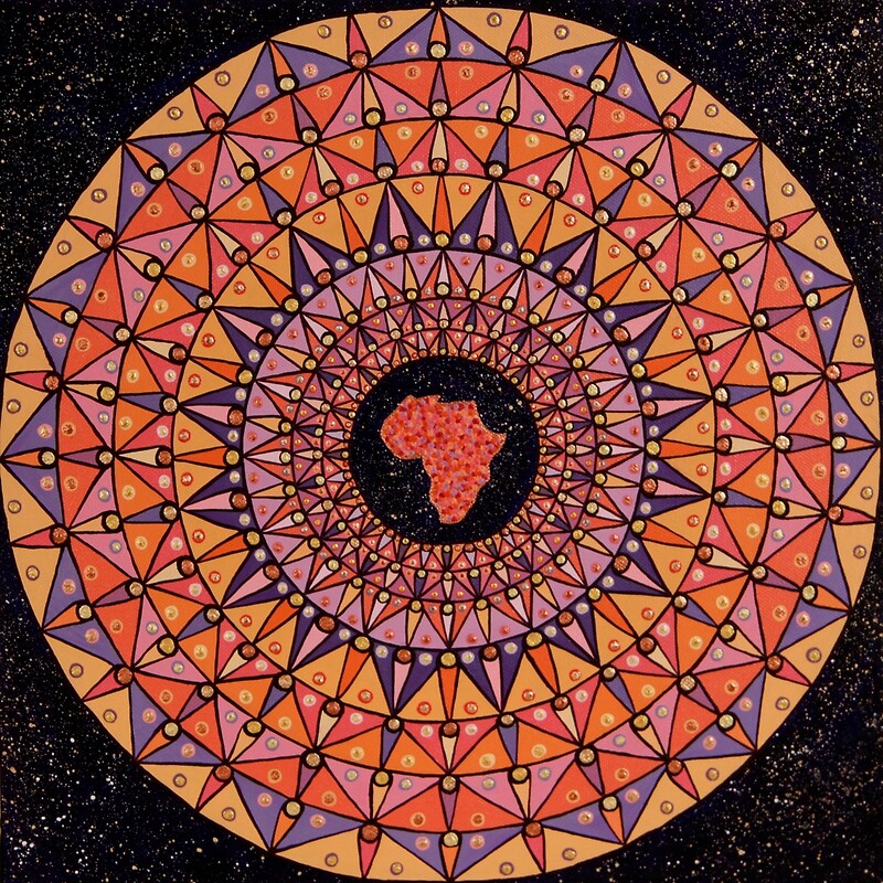 "Africa Mandala" by NachitaTArt | Redbubble