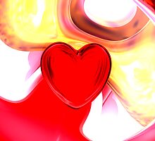 Lonely Heart Abstract by Alexander Butler