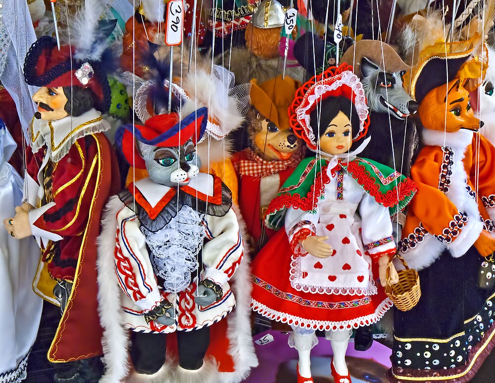 "Prague Puppets" by Chuck Fletcher Redbubble