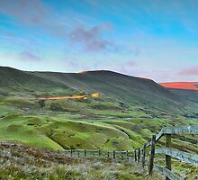 "The Great Ridge from Mam Tor" The Peak District by James Key