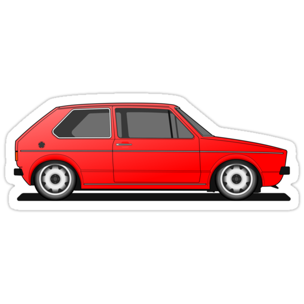 Volkswagen Golf Mk1 Red by Volkswagen Guy