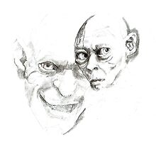 Gollum study by Sally O'Dell
