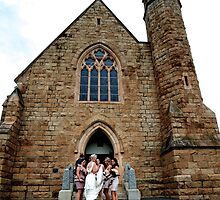 Church arrival by Jane Murray