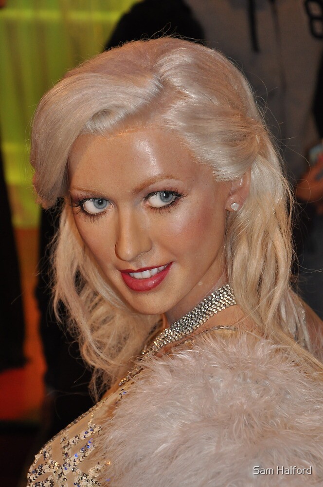 Christina Aguilera by Sam Halford - flat,1000x1000,075,f