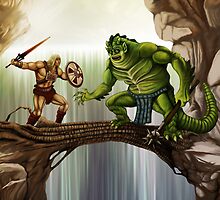He-Man versus Whiplash by Crusader