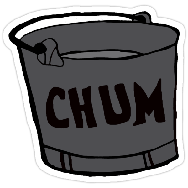 "chum bucket" Stickers by ryan munson | Redbubble