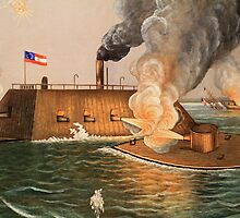 Battle of Hampton Roads by Thad Zajdowicz