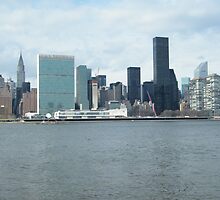 East River View of Manhattan, As Seen from Long Island City by lenspiro