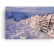Winter on The Helm - Cumbria Canvas Print