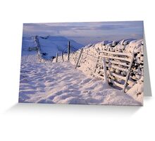Winter on The Helm - Cumbria Greeting Card