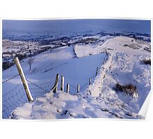 Winter Morning - The Helm, Cumbria Poster