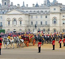 UK, England, London, Horse Guards Parade, Royal Wedding by Alan Copson
