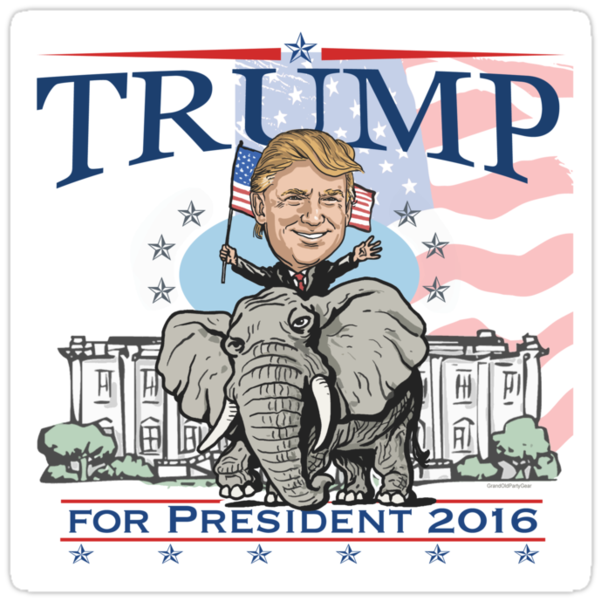 DiagnoseTrump -  Donald Trump sera t-il élu Président des États-Unis? - Page 18 Sticker,375x360