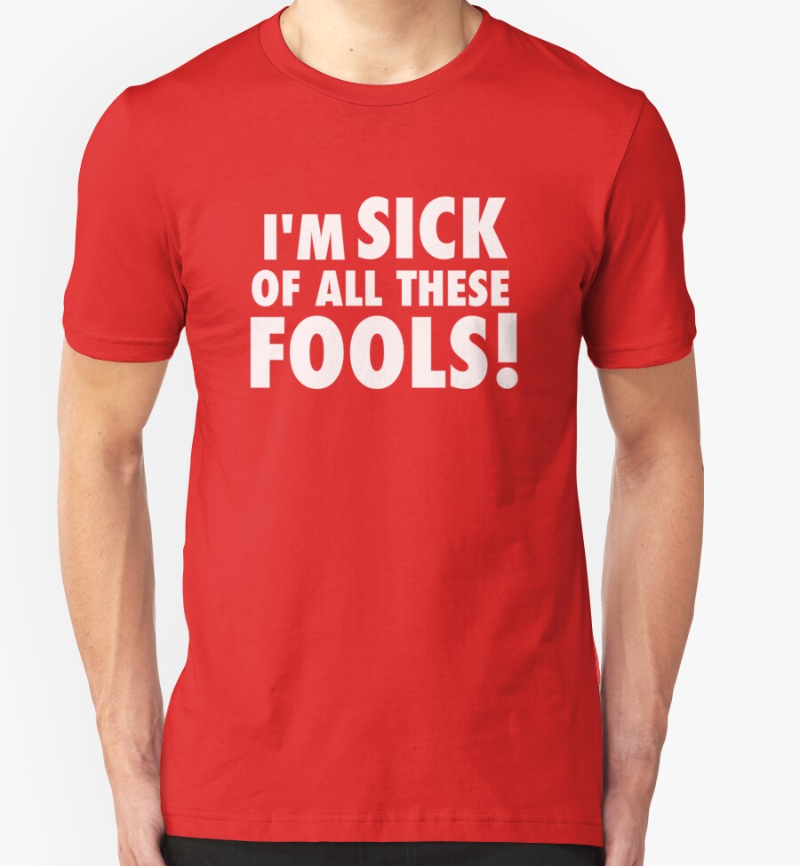 mr ti pity the fool t shirt
