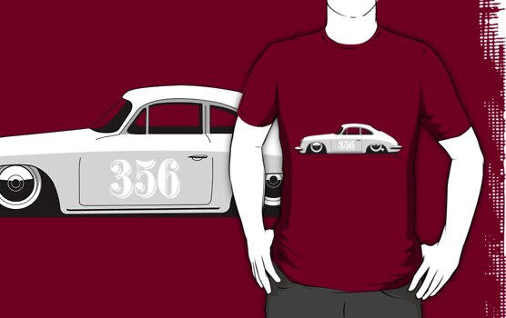 Porsche 356 by Tedri. White · Light Grey · Grey · Dark Grey · Black 