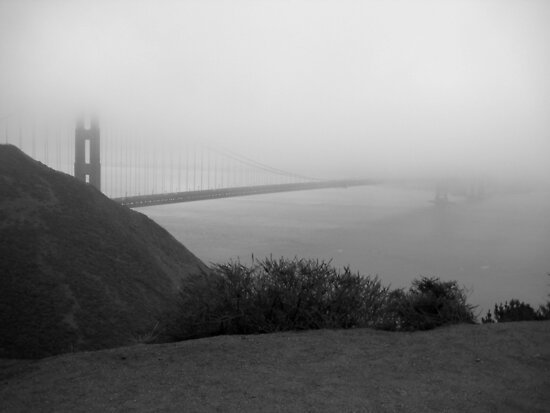 the golden gate bridge fog. Golden Gate Bridge Fog by