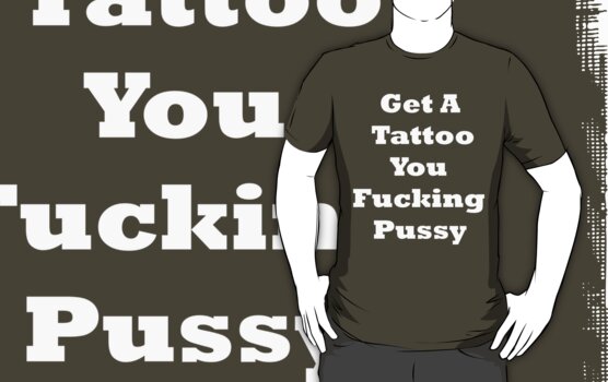 Get a Tattoo (on Darks) by budman4twun. Grey · Dark Grey · Black · Blue 