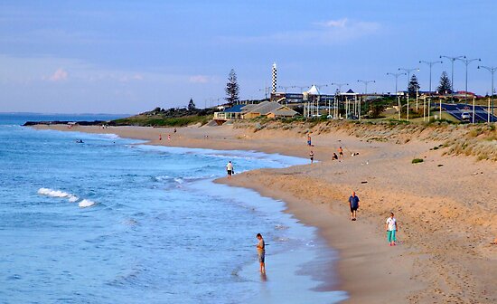 off Koombana Beach, at the town of Bunbury, Western Australia