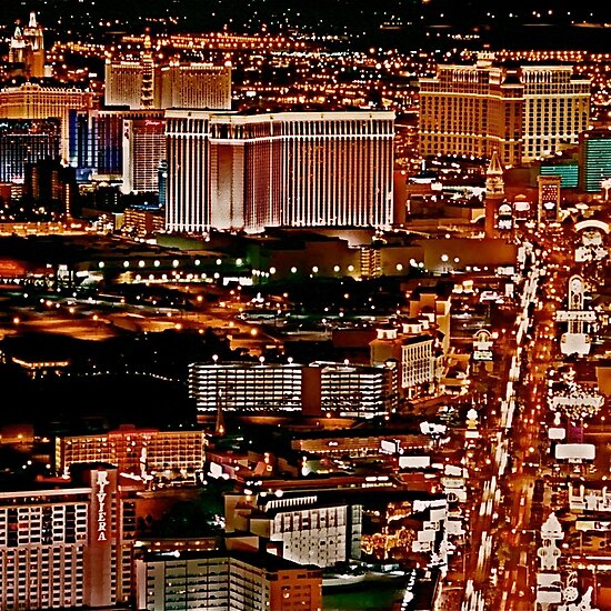 vegas strip night. Las Vegas Strip at Night