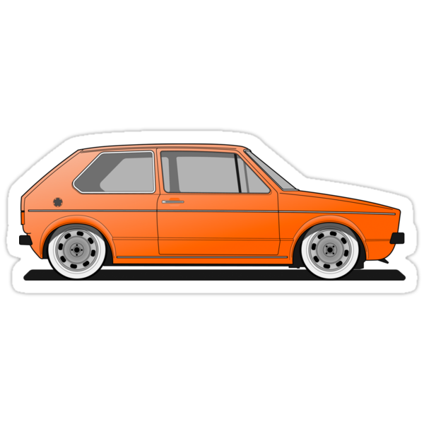 Volkswagen Golf Mk1 Orange by Volkswagen Guy