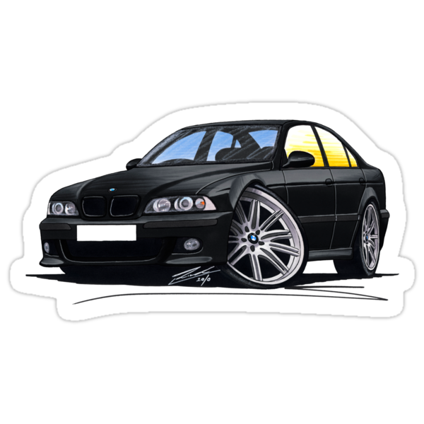 Bmw M5 E39 Black. Sticker: BMW M5 (E39) Black