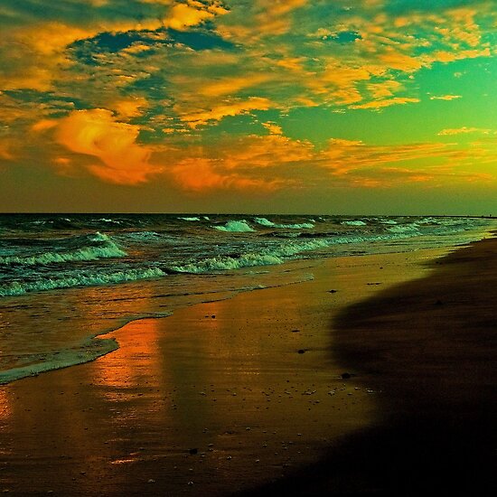 Playa Del Ingles. Playa del Ingles at dusk