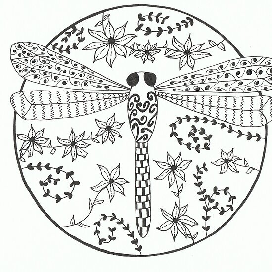 Dragonfly Tattoo Drawing. Dragonfly Tattoo by Kelly