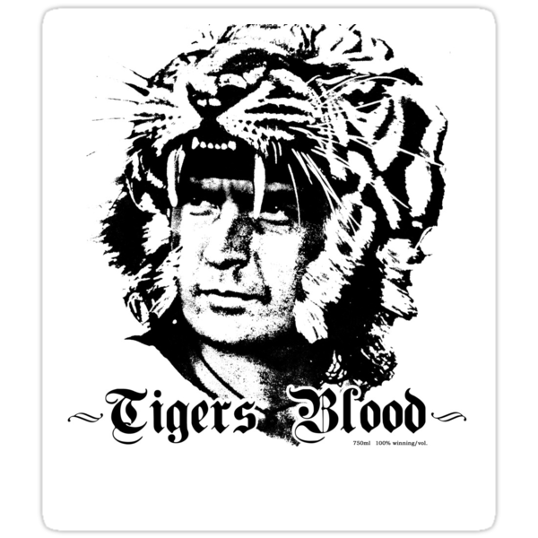 Sticker: Tigers Blood zoom in