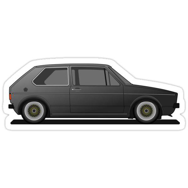 Vw Golf Mk1 Black. quot;Volkswagen Golf Mk1 - Blackquot;