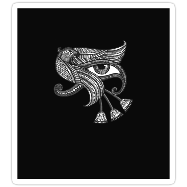 eye of horus tattoo. Sticker: Eye of Horus (Tattoo Style Tee) zoom in