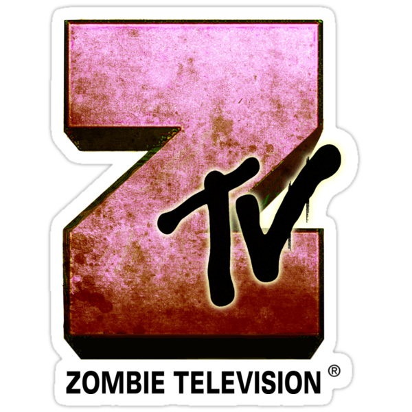 Sticker: Zombie TV