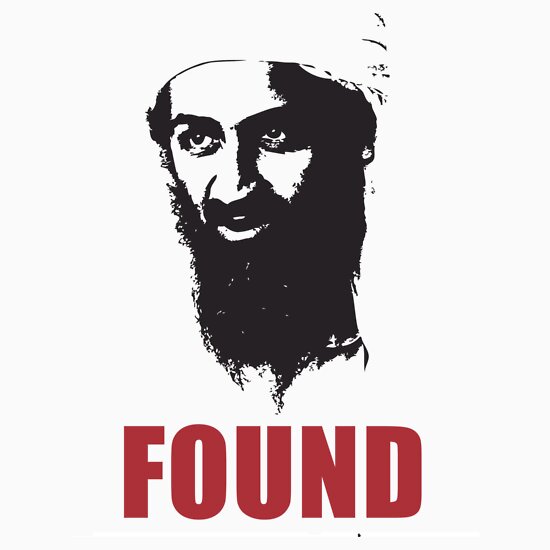 Osama Bin Laden found a. in laden found. Osama Bin