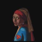 Supergirl with a Pearl Earring by Jesse Rubenfeld