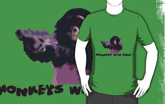 pictures of monkeys with guns. Monkeys With Gun#39;s by Shane