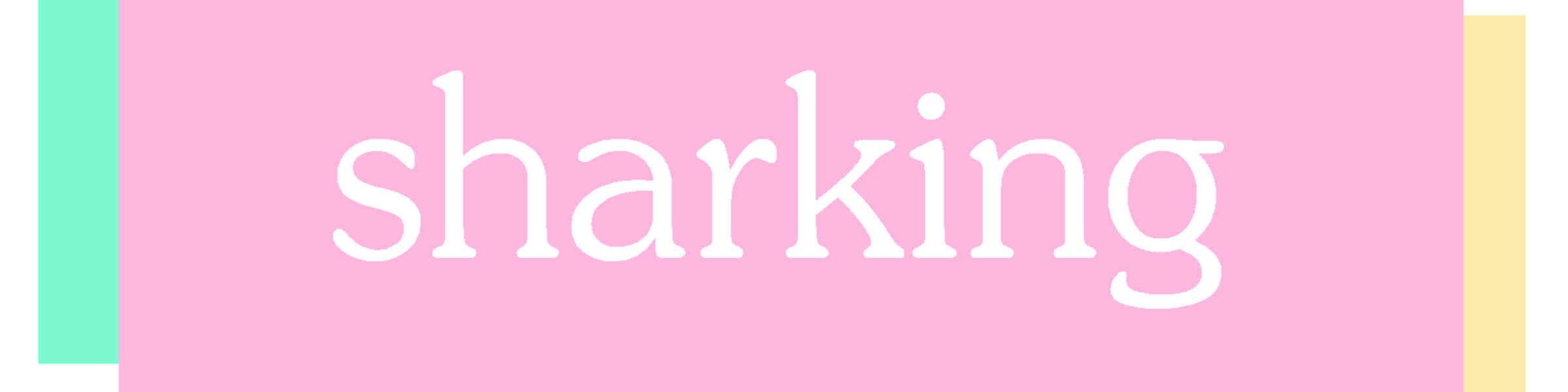Redbubble banner for @sharking