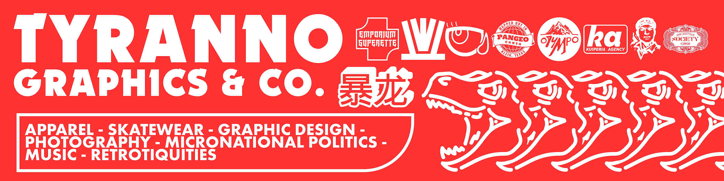 Redbubble banner for @tygraco