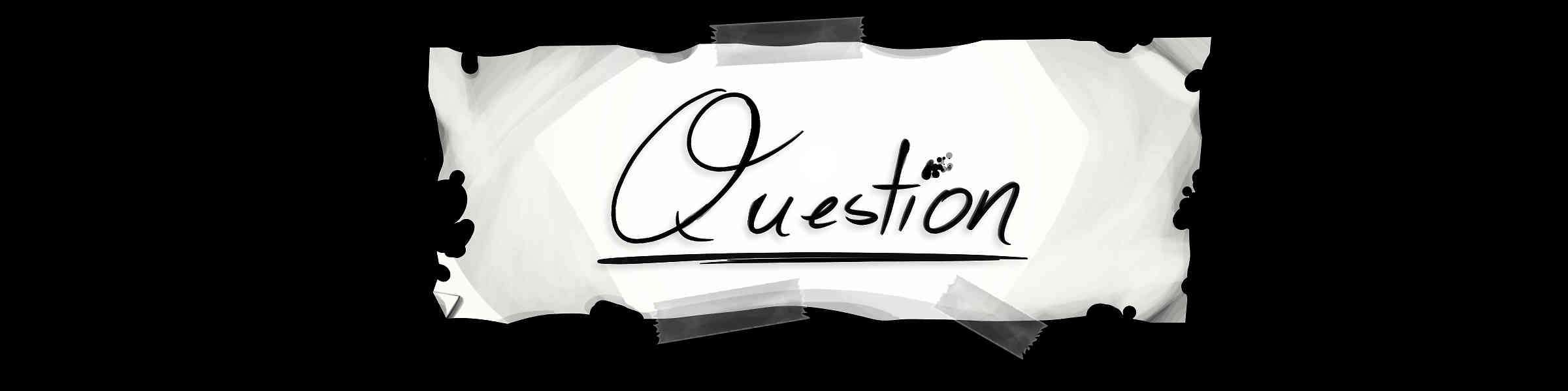 Redbubble banner for @question