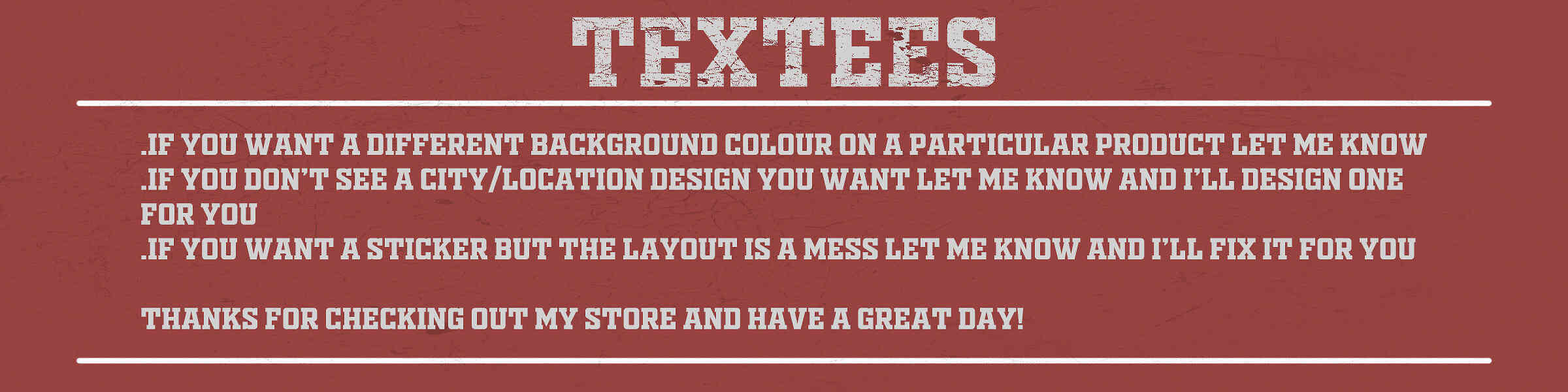 Artist shop banner image