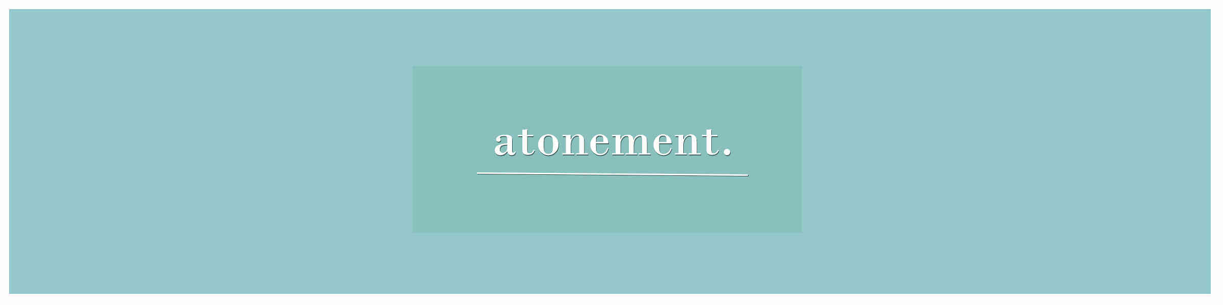 Redbubble banner for @atonement