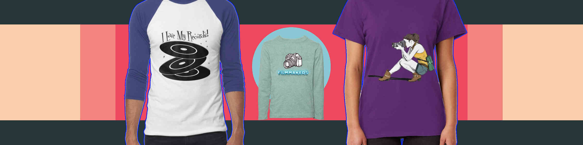 Redbubble banner for @FILMMAKERS