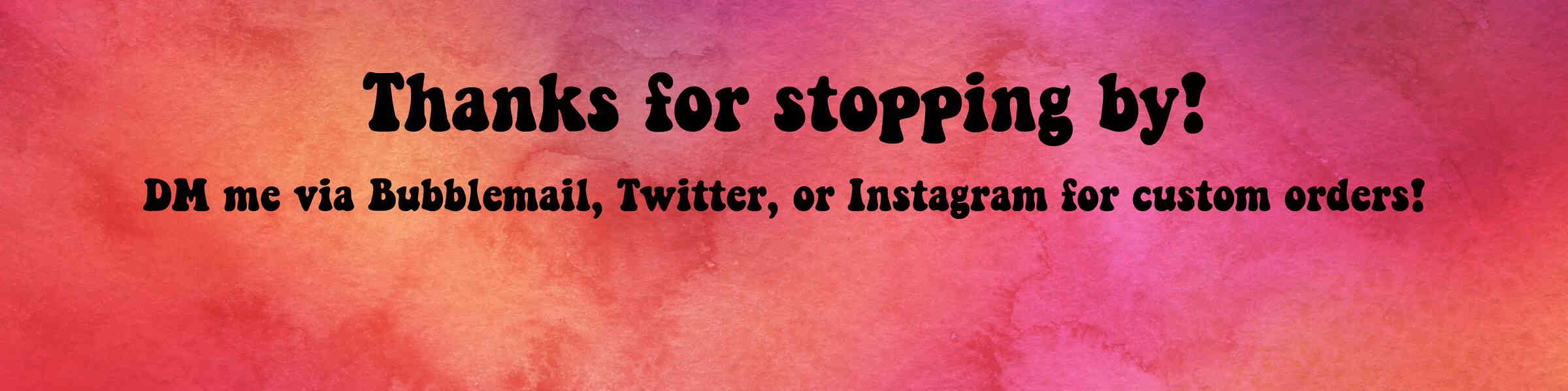 Artist shop banner image