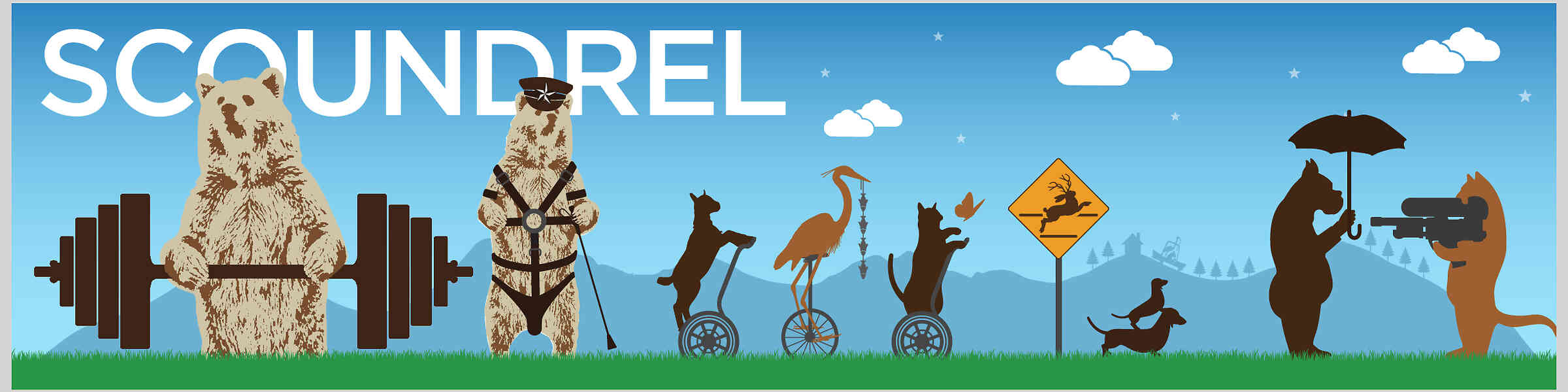 Redbubble banner for @scoundrel