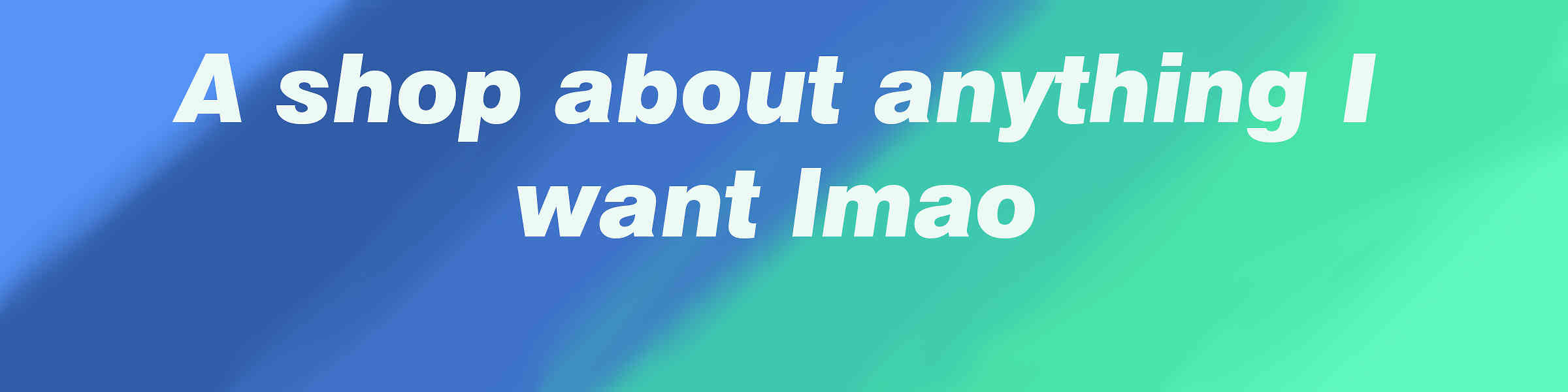 Artist shop banner image
